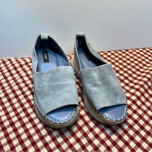 DKNY Light Blue Espadrille Slip-Ons